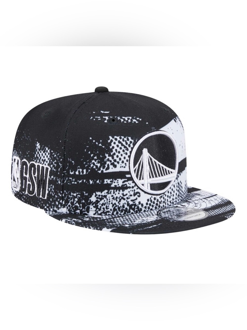 New Era Black Golden State Warriors Tip-Off 9FIFTY Snapback Cap Hat